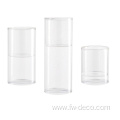 Transparent Votive Pillar Floating Glass Candle holders